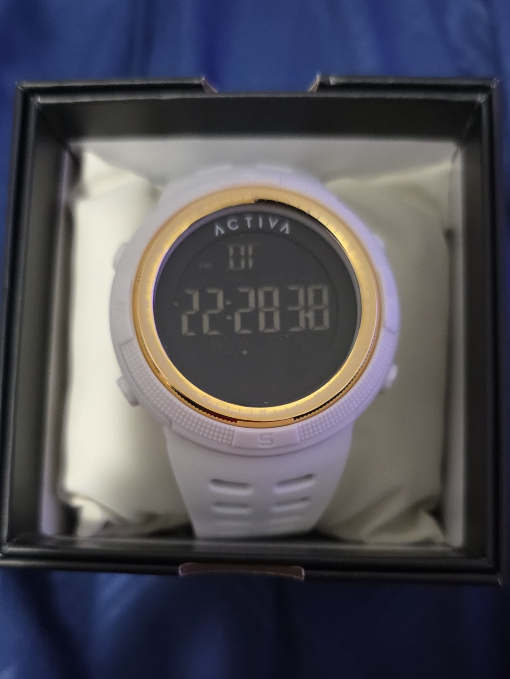 Activa X Invicta Digital Men's Watch - 50mm. White (ACW1915-014